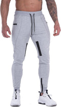 Mens Slim Joggers Sweatpants Tapered Gym Pants Casual Training Workout Pants Track Pant