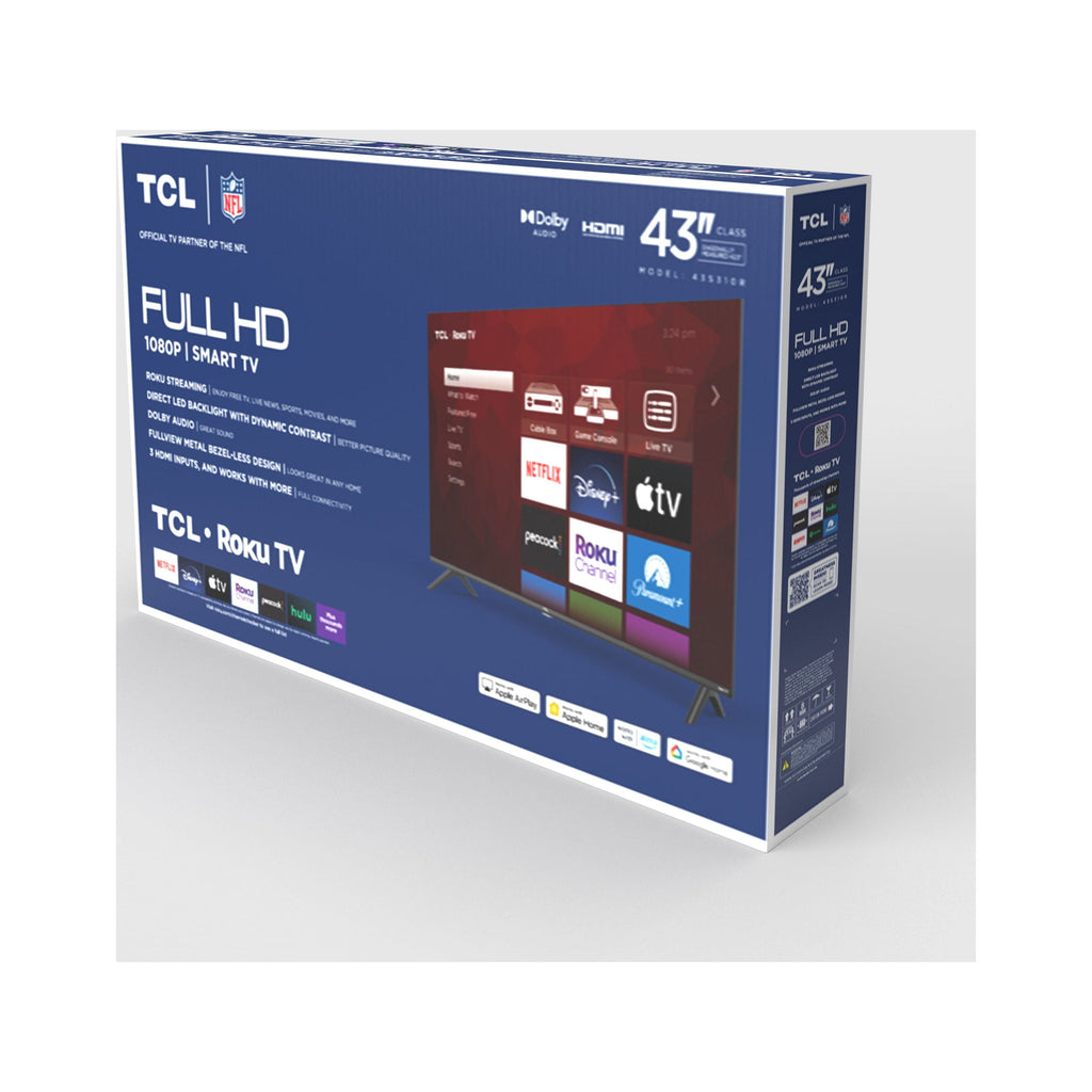 43" Class S3 (43S310R) 1080P FHD LED Smart Roku TV (Limited Edition)